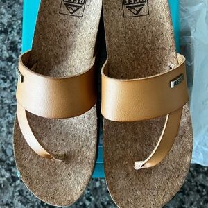 Reef Light Brown Cork Sandals